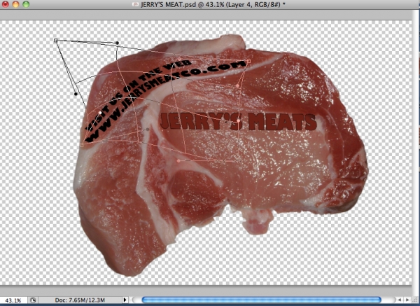 Creation of JERRY'S MEAT : Step 3